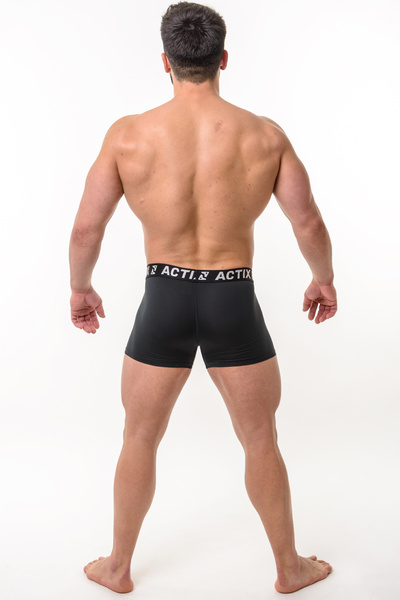 Термо трусы мужские спортивные лёгкие влагоотводящие ACTIX Barlow PRO, черные Термо трусы мужские спортивные лёгкие влагоотводящие ACTIX Barlow PRO, черные