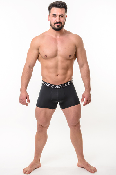 Термо трусы мужские спортивные лёгкие влагоотводящие ACTIX Barlow PRO, черные Термо трусы мужские спортивные лёгкие влагоотводящие ACTIX Barlow PRO, черные