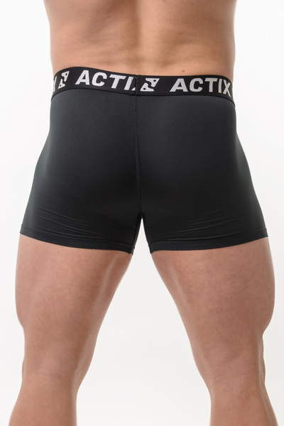 Термо трусы мужские спортивные лёгкие влагоотводящие ACTIX Barlow PRO, черные Термо трусы мужские спортивные лёгкие влагоотводящие ACTIX Barlow PRO, черные