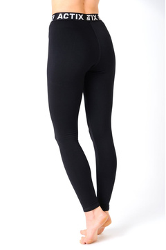 Photo 5 Термолосины женские тёплые зимние ACTIX Promenade, чёрные утепленные микрофлисом